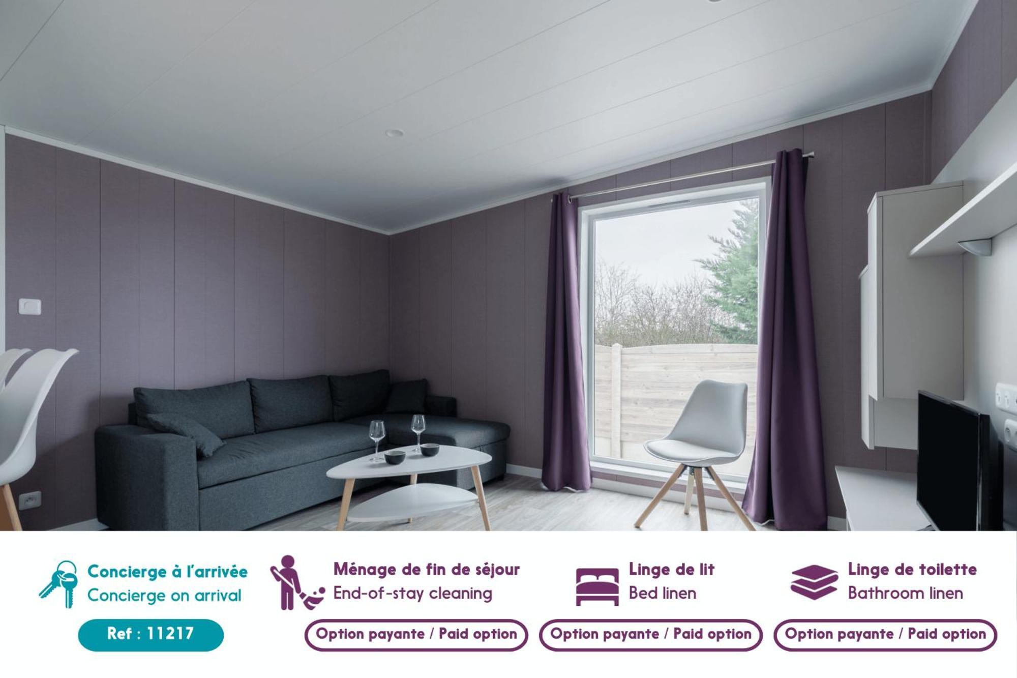 Beau Chalet Pour 4 Pers - Acces Piscine Chauffee Бретиньоль-сюр-Мер Экстерьер фото